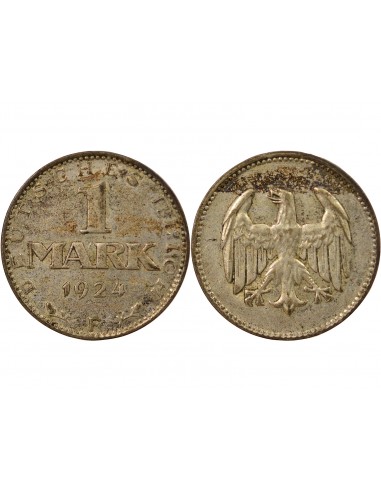 Allemagne Mark Argent 1924 F Stuttgart