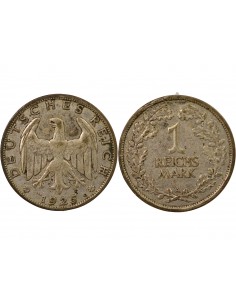 Allemagne 1 mark Argent 1925 A Berlin 2