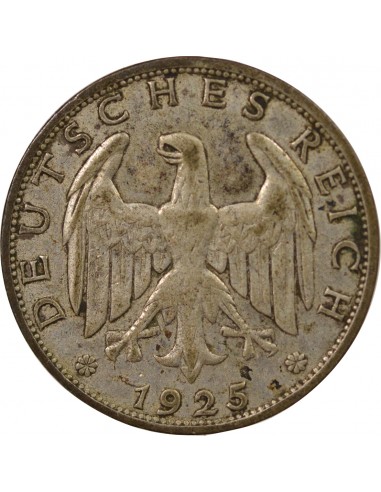 Allemagne 1 mark Argent 1925 A Berlin
