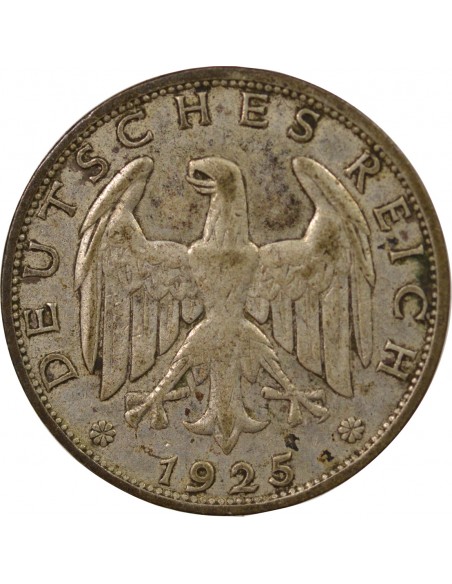 Allemagne 1 mark Argent 1925 A Berlin