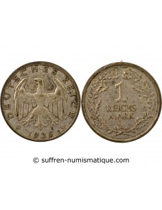 Allemagne 1 mark Argent 1925 A Berlin
