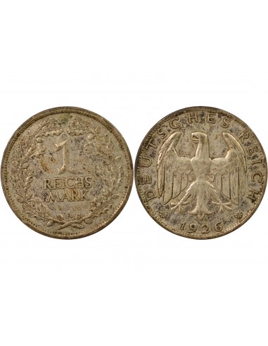 Allemagne 1 mark Argent 1926 A Berlin