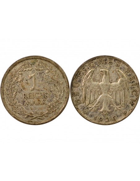 Allemagne 1 mark Argent 1926 A Berlin