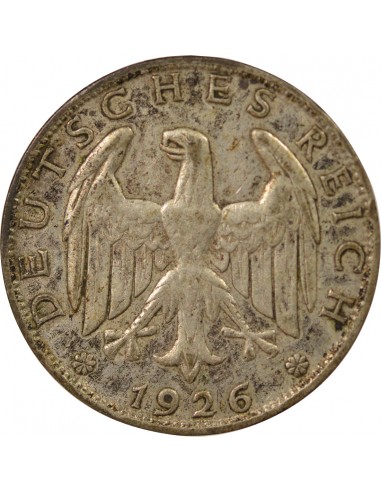 Allemagne 1 mark Argent 1926 A Berlin