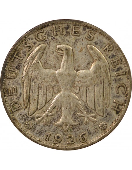 Allemagne 1 mark Argent 1926 A Berlin