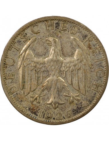 Allemagne 2 mark Argent 1926 A Berlin
