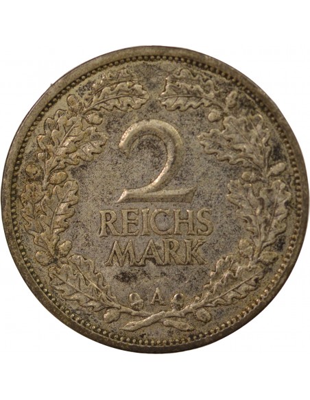 Allemagne 2 mark Argent 1926 A Berlin