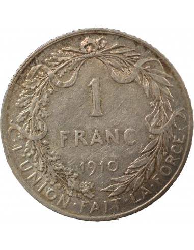 Belgique Albert Ier, Prince de Monaco 1 franc Argent 1910