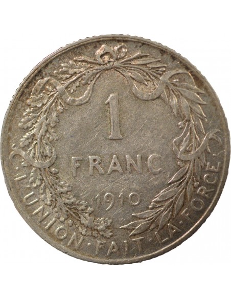 Belgique Albert Ier, Prince de Monaco 1 franc Argent 1910