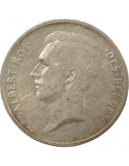 Belgique Albert Ier, Prince de Monaco 1 franc Argent 1910