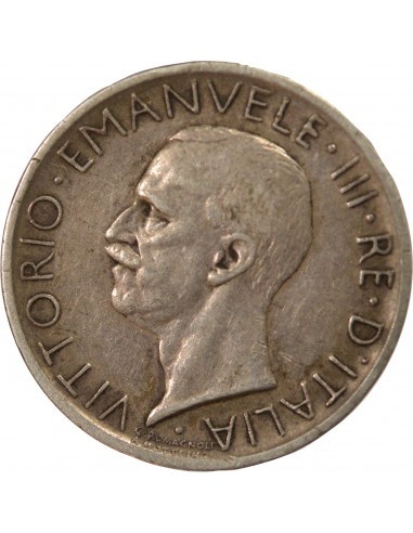 Italie Victor Emanuele III 5 lire Argent 1927 R Rome
