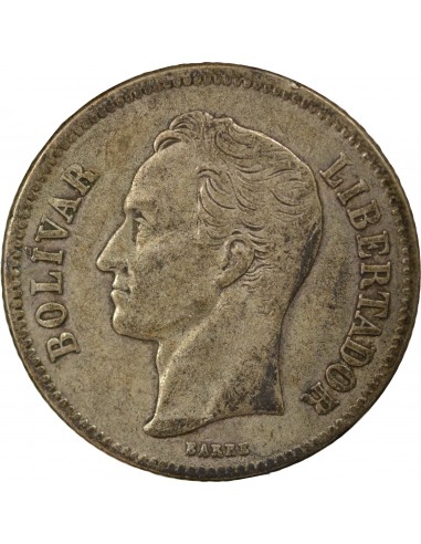 Venezuela Simon Bolivar 2 bolivares Argent 1919
