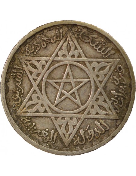 Maroc Mohammed V du Maroc 100 Francs Argent 1372 AH / 1953 A Paris