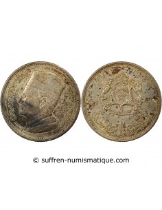 Maroc Mohammed V du Maroc 1 dirham Argent 13801 AH / 1960 A Paris