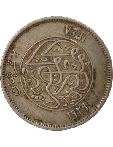Egypte Fouad Ier, Pacha d´Egypte 2 piastres Argent 1348 (1929)