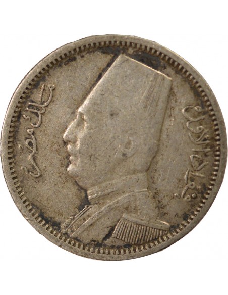 Egypte Fouad Ier, Pacha d´Egypte 2 piastres Argent 1348 (1929)