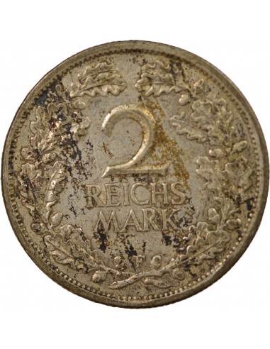 Allemagne 2 mark Argent 1926 F Stuttgart