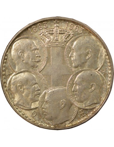 Grèce Paul Ier 30 drachmai Argent 1963 A Paris