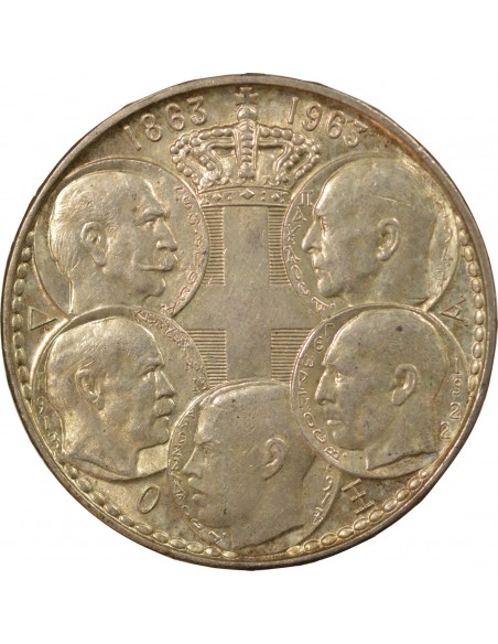 Grèce Paul Ier 30 drachmai Argent 1963 A Paris