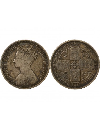 Grande Bretagne Victoria, Reine Florin Argent 1869 Londres