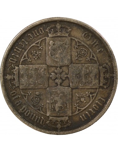 Grande Bretagne Victoria, Reine Florin Argent 1869 Londres