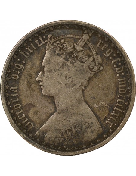 Grande Bretagne Victoria, Reine Florin Argent 1869 Londres
