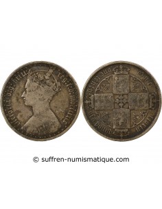 Grande Bretagne Victoria, Reine 1 florin Argent 1869 Londres