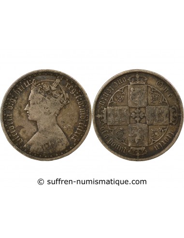 Grande Bretagne Victoria, Reine 1 florin Argent 1869 Londres