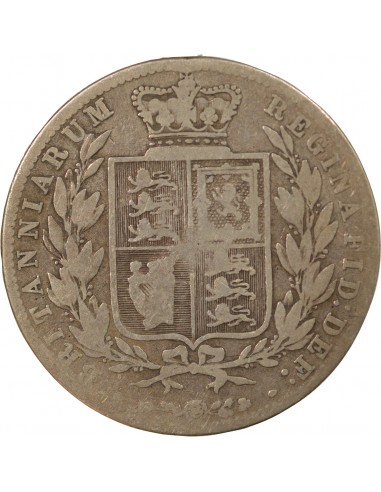 GRANDE-BRETAGNE, VICTORIA - HALF CROWN 1876