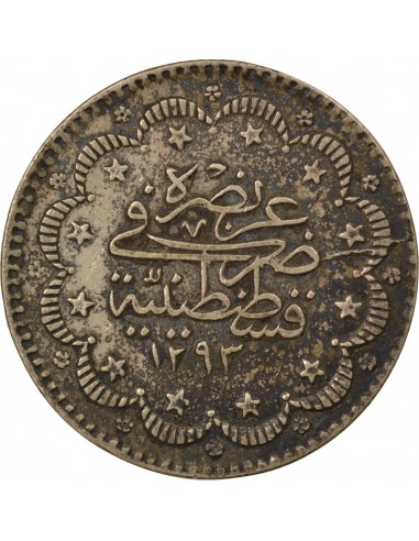 Empire Ottoman Abdülhamid II 5 kurush Argent 1293/11 (1885-1886) Constantinople