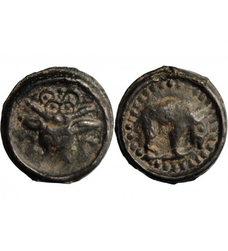 REMES, REGION DE REIMS - POTIN AU BUCRANE