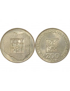Pologne 200 Zlotych Argent 1974 2