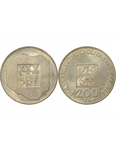 Pologne 200 zlotych Argent 1974