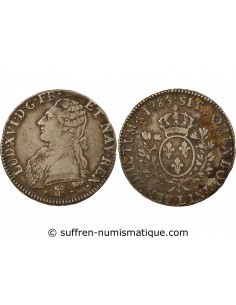 LOUIS XVI - ÉCU ARGENT AUX RAMEAUX D'OLIVIER 1785 L BAYONNE