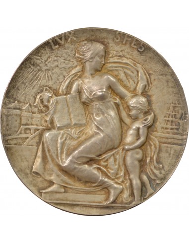 TRICENCENTENAIRE DE L'EDIT DE NANTES, HENRI IV - MEDAILLE ARGENT 1898