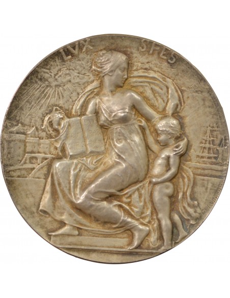 TRICENCENTENAIRE DE L'EDIT DE NANTES, HENRI IV - MEDAILLE ARGENT 1898