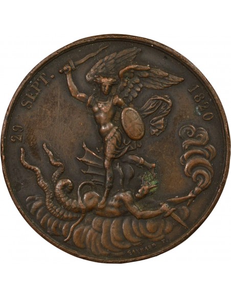 Henri V 1 médaille Bronze 1820