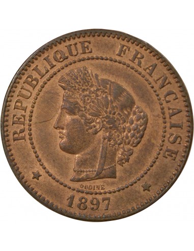 5 centimes Bronze 1897 A Paris