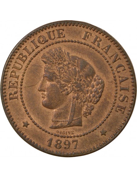 5 centimes Bronze 1897 A Paris