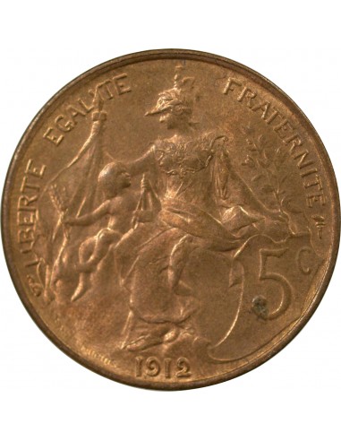5 Centimes Bronze 1912 A Paris