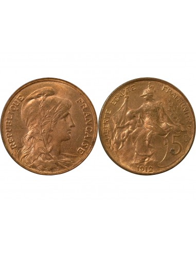 5 Centimes Bronze 1912 A Paris