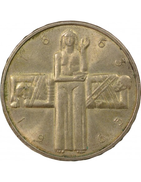 Suisse 5 francs Argent 1963 Berne