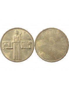 Suisse 5 Francs Argent 1963 Berne 2