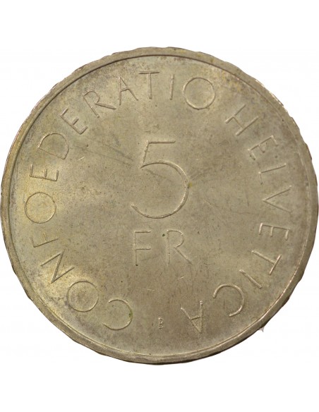 Suisse 5 francs Argent 1963 Berne