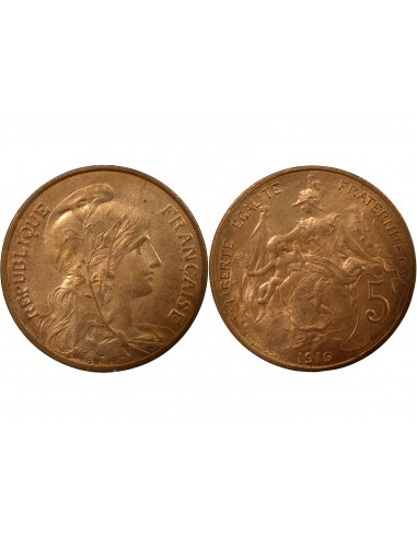 5 centimes Bronze 1916 AI Madrid