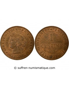 1 centime Bronze 1894 A Paris