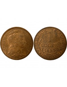 Centime Bronze 1899 A Paris 2