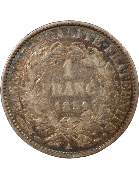 1 franc Argent 1851 A Paris