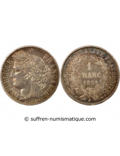 1 franc Argent 1851 A Paris