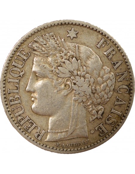 2 francs Argent 1872 A Paris